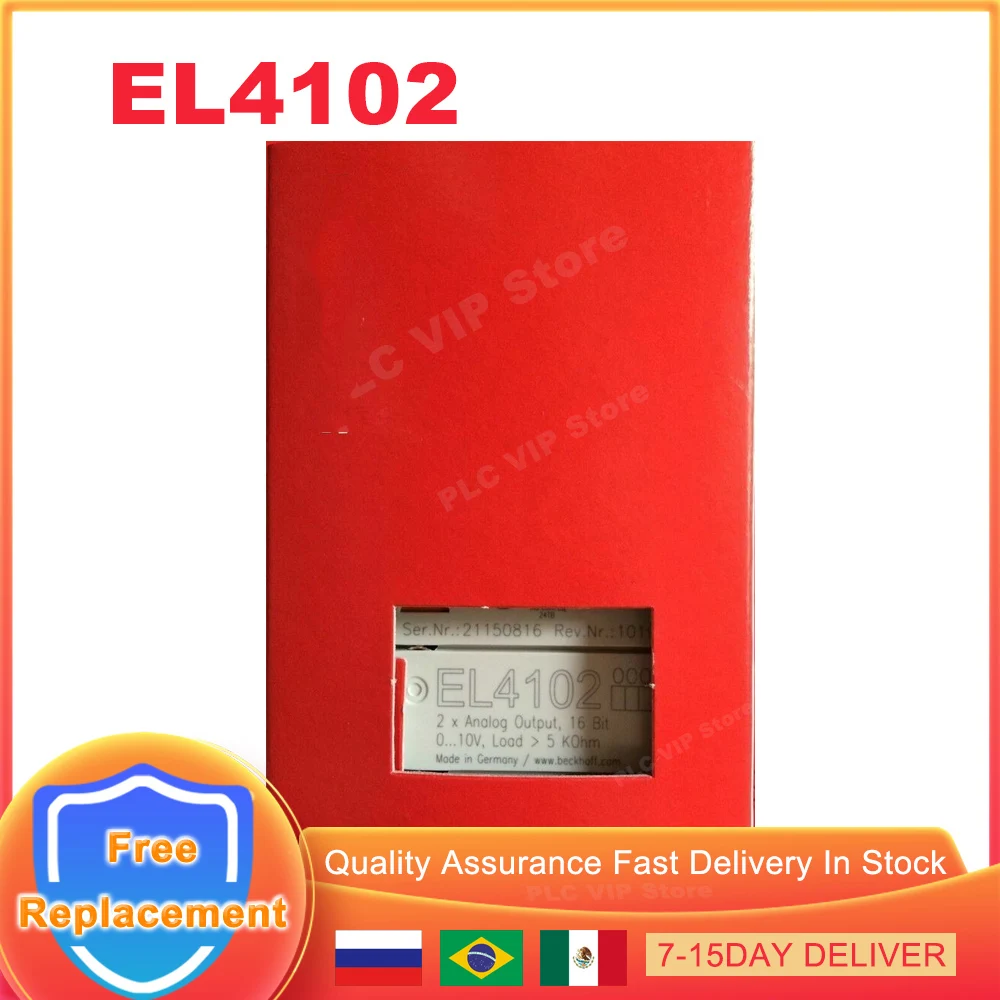 

Модуль PLC EL4102 EL 4102, терминал ethernet, 2-канальный аналоговый выход для beckhff