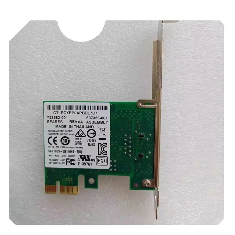 

New Suitable for HP I210-T1 728562-001 697356-001 697358 Network adapter 1X 1000M