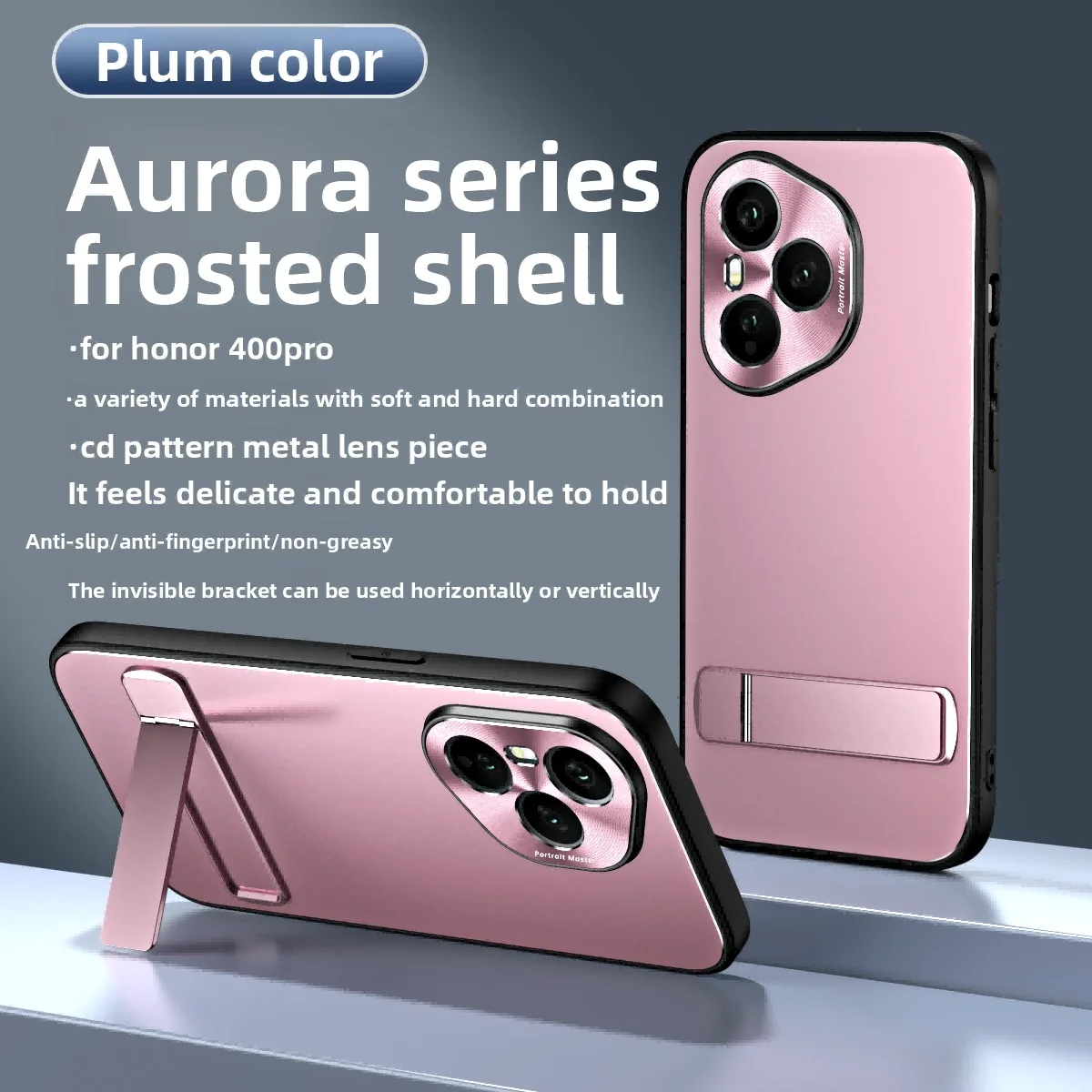 Huawei Honor 400 Pro Protective Matte Hard Case with Stand
