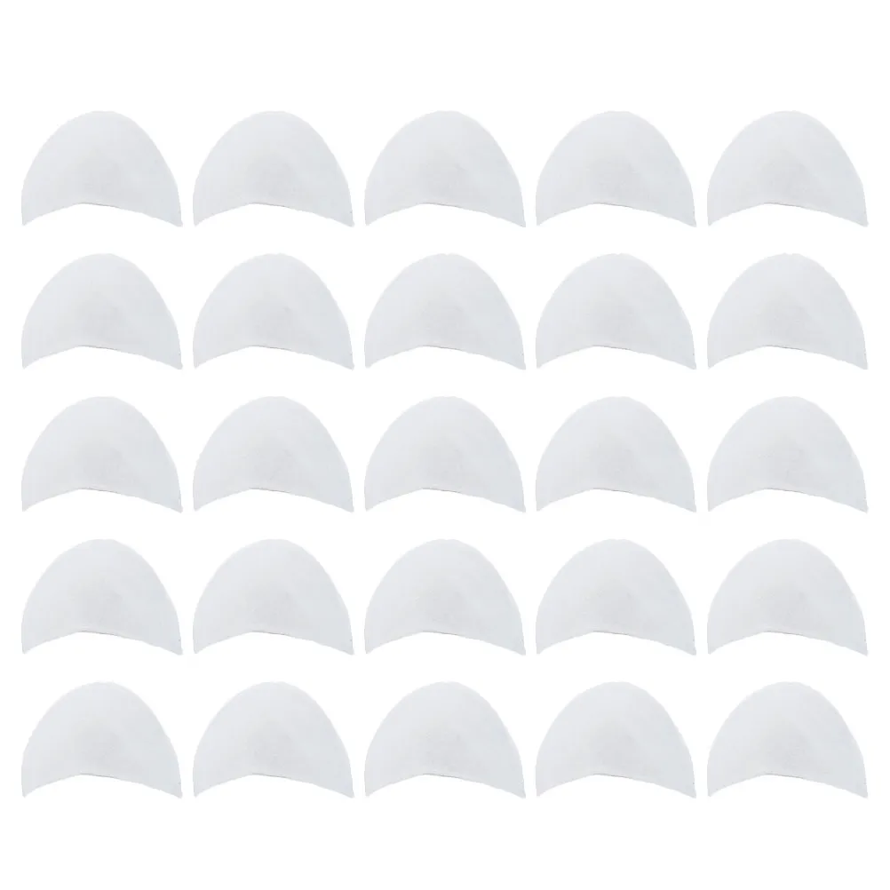 50 쌍의 어깨 패드 코튼 경량 편안한 어깨 모양 확대 남성 여성 의류 코트 정장 재사용 가능