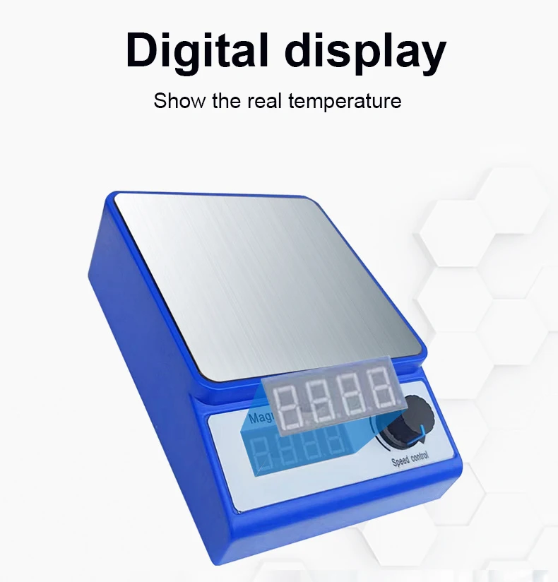 Description Picture 4 of itemDigital Laboratory Magnetic Stirrer Chemistry Liquid Mixer Stir Bar Agitator Blender No Hot Plate Max Stirring Capacity 3000ml