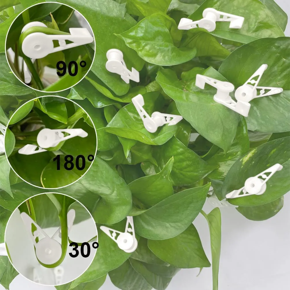 10pcs 360 Degrees Plant Branch Benders Adjustable Plant Supports Ixed Clips Planter Holder Tools Garden Supplies Bender plastic plant supports plant clips plant bender clips