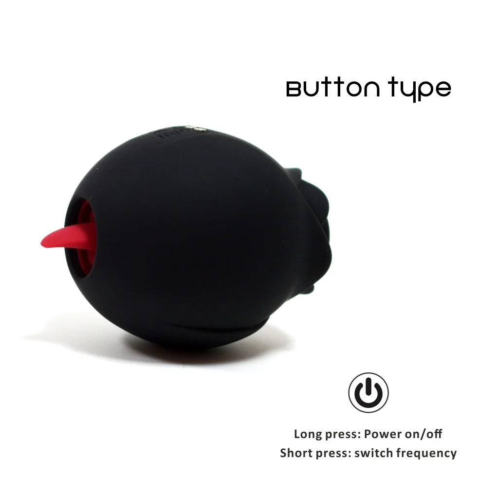 Rose Vibrator Clitoral Sucking and Licking Double Ended Adult Sex Toy for Women APP Sucking Tongue Licking Masturbator Sex Toys