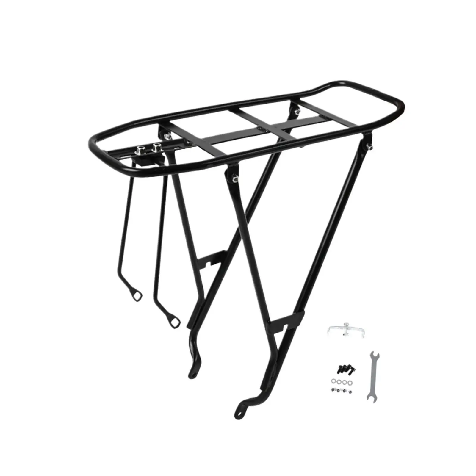 Bike Cargo Rack Easy Installation Sturdy Rear Bike Rack Luggage Carrier Rack for Cycling Mountain Bikes Road Bikes Carrying