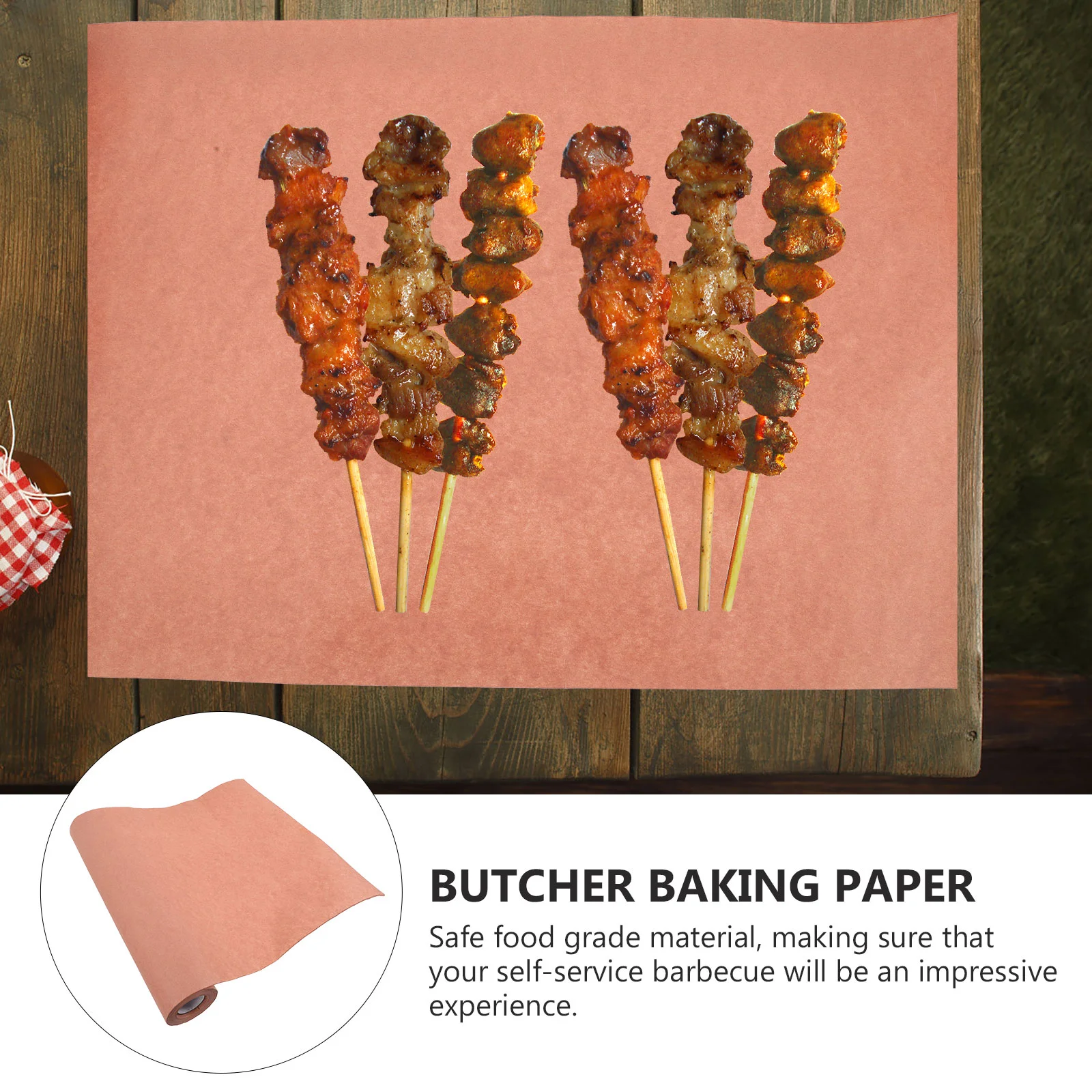 Parchment Paper BBQ Ream of Beef Brisket Wraping Meat Butcher Multi-function Grill Pan
