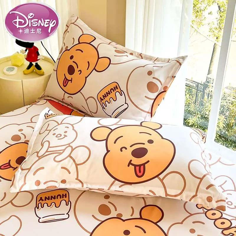 Disney 48x74cm Winnie the Pooh cartoon pillowcase pair of wear-resistant and durable machine washable Disney Minnie pillowcase