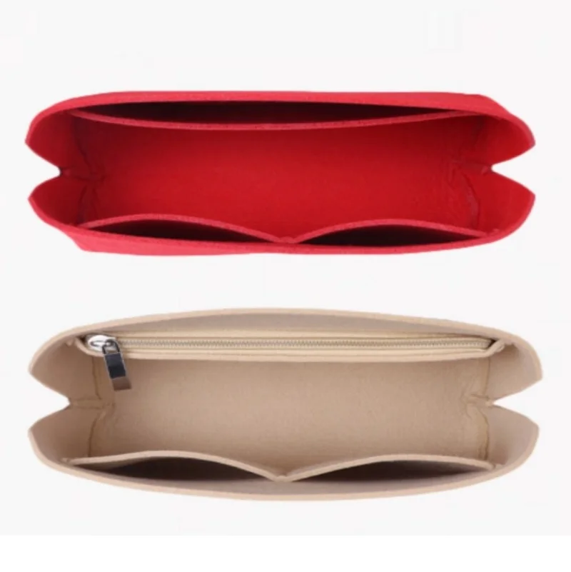 Fits For Alma BB Insert Bags Organizer Makeup Handbag Organize Travel Inner Purse Portable Cosmetic Base Shaper Shell Organizer