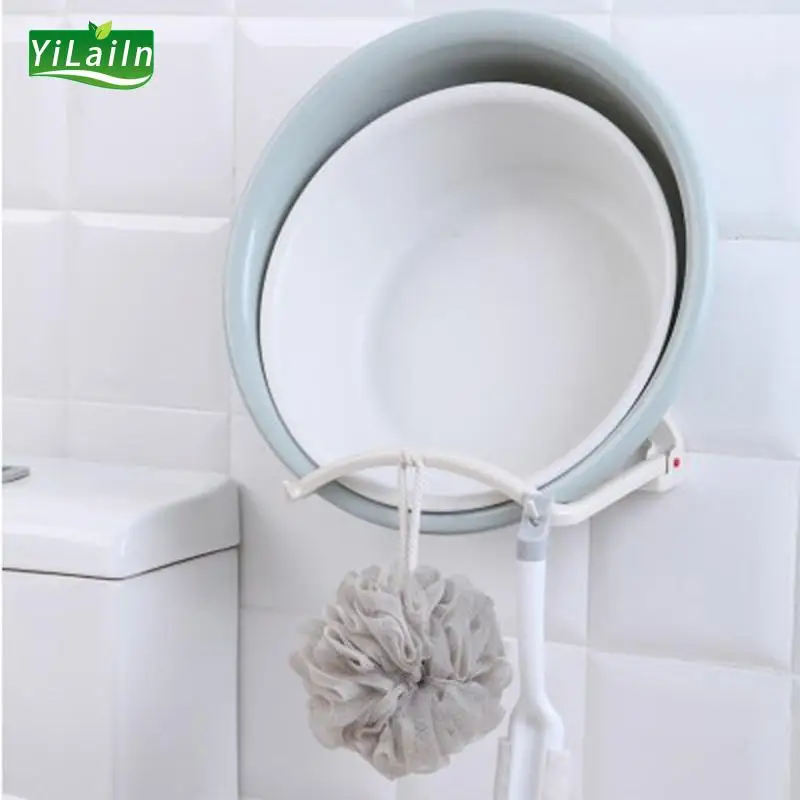 

YiLaiIn Washbasin Rack,Strong And Seamless Adhesive Hanging Rack, Bathroom Storage Rack,Organizer For Bathroom,Wall Hook