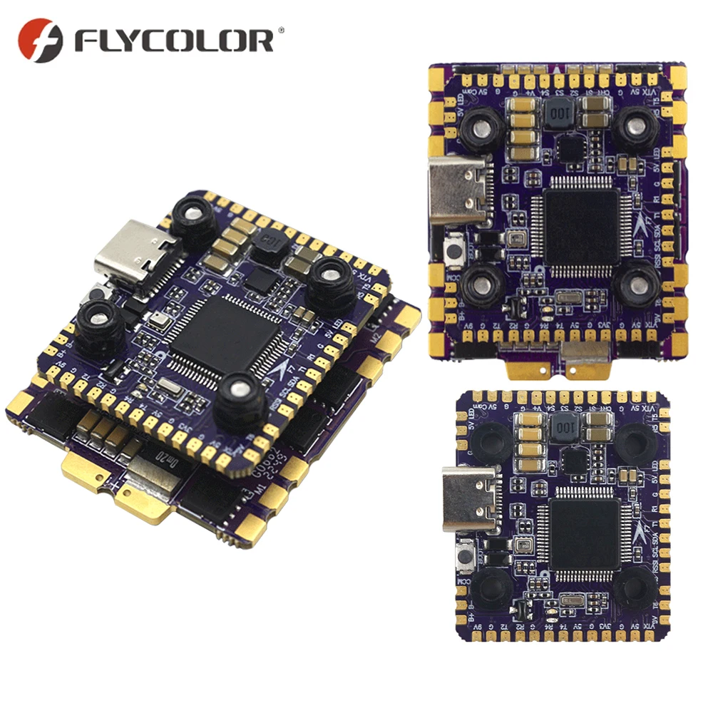 

Flycolor Raptor 5 3-6S Mini Stack F7 Mini Flight Control BMP280 Barometer And 60A 4-in-1 32-bit Brushelss ESC For FPV Drone