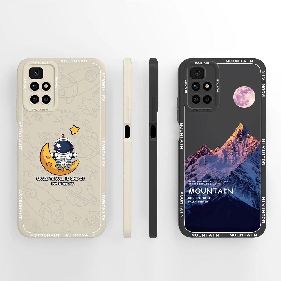 Cute Healing Pattern Slim Silicone Phone Case - Premium Protection Back Cover