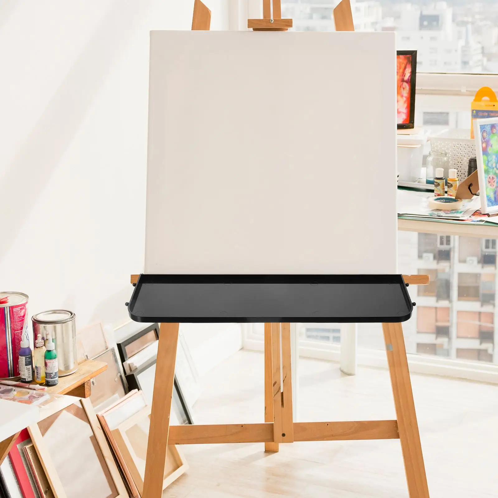 Detachable Easel Tray Shelf Plastic Replacement Sketch Rack Storage Easy Install Artist Student Support Sketch Rack Tray