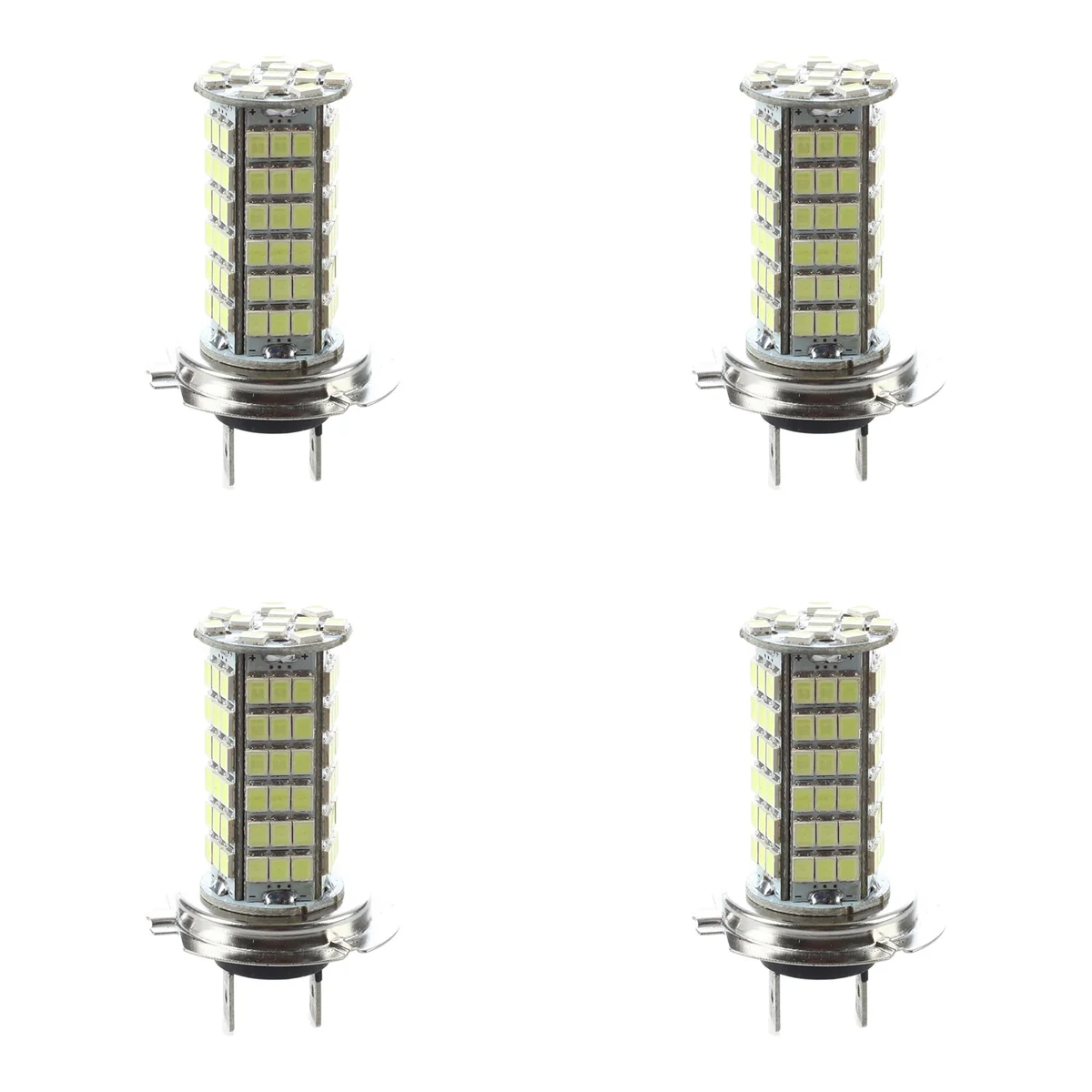 

4 белых автомобильных лампы H7 12 в 102 SMD