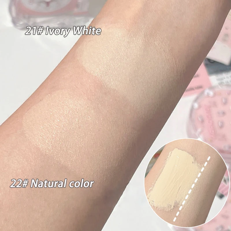 Cute Cat Air Cushion Compact Cream Hydrated High Coverage Foundation Oil Control Concealer BB Cream Korean Makeup Base Cosmetic liquid foundation air cushion cream cushion foundation makeup cosmetics makeup cream air cushion bb cream