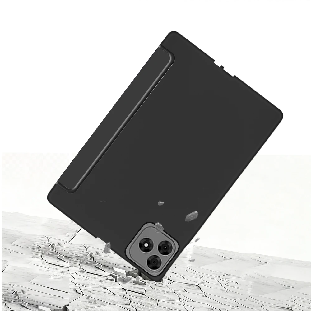 Premium Tablet Case with Triple-Fold Stand and Soft TPU Back