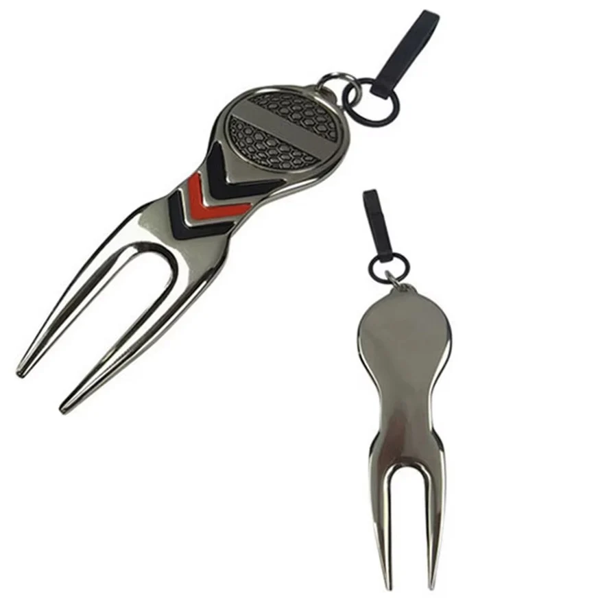 Caiton High Quality Golf Divot Repair Tool, Aluminum Alloy Material& Detachable Golf Ball Marker