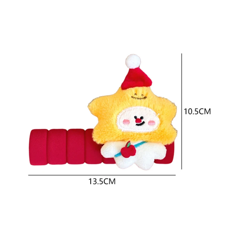 1pc Festival Santa Claus Xams Snowman Door Handle Sleeve Home Decoration Soft Fabric Christmas Door Knob Cover