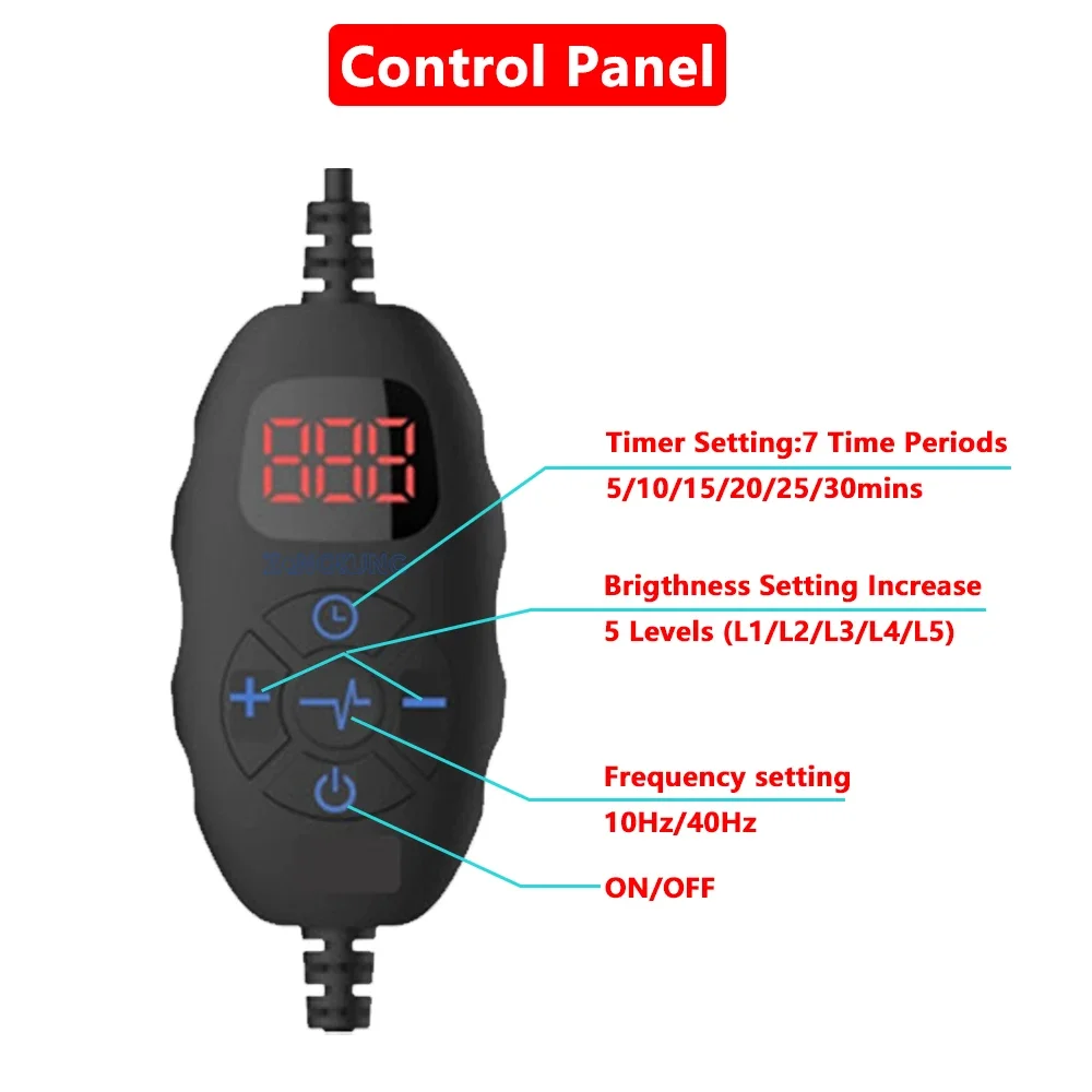 Infrared Therapy Lamp 120 LEDs Led 660nm and 850nm Near Infrared Light Devices
