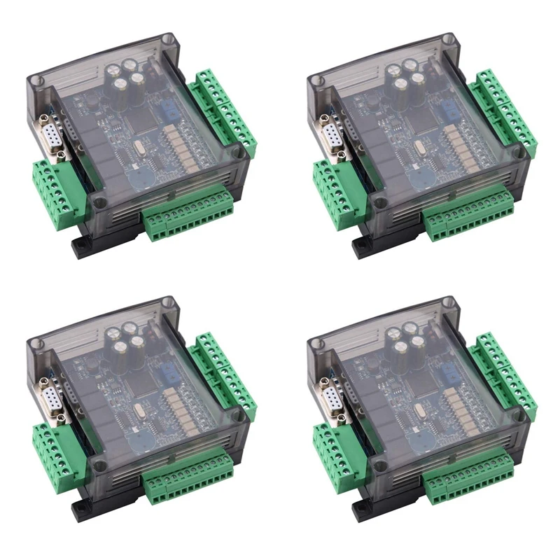 

4X FX3U-14MR PLC Industrial Control Board 8 Input 6 Output Programmable Control Relay Output, 24 V PLC Control
