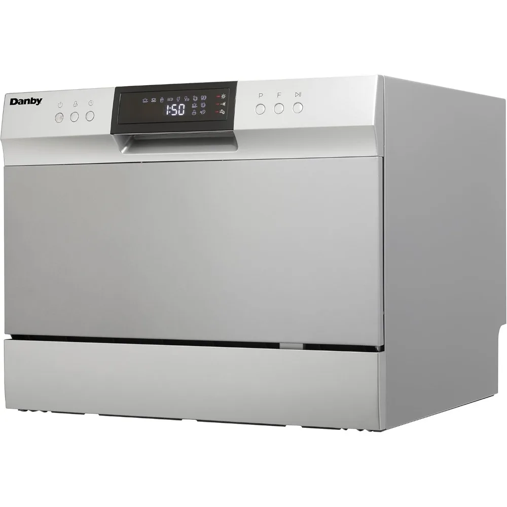 Countertop Dishwasher with 6 place Settings and Silverware Basket, LED Display, Energy Star 3