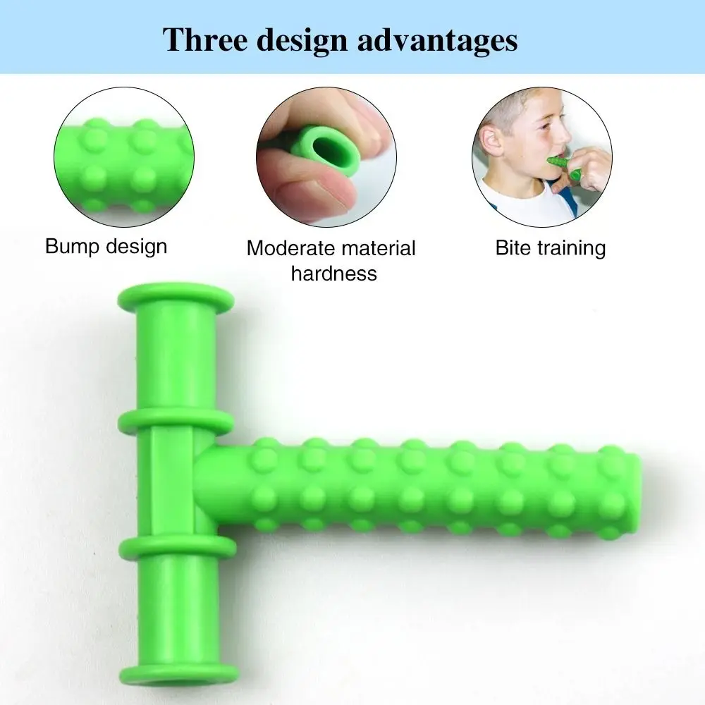 Silicone Teether Speech Therapy Teeth Massager Oral Muscle Rehabilitation Training Tool Adult Kids