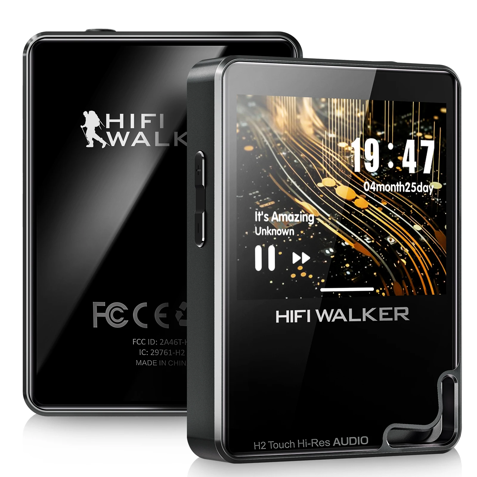 HIFI WALKER H2 Touch Hi-Res MP3 Player 128GB, Lossless DAP with