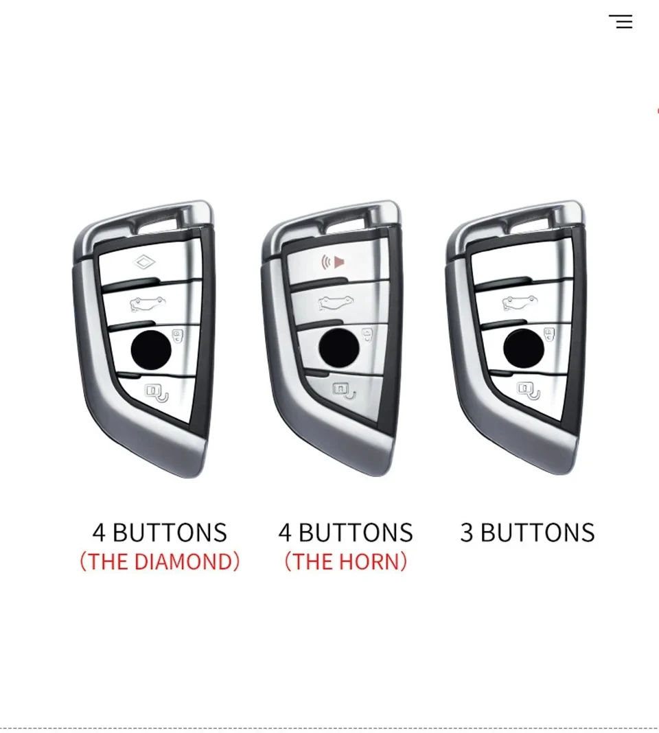 Car Key Case Cover For BMW X1 X3 X4 X5 F15 X6 F16 G30 7 Series G11 F48 F39 520 525 f30 118i 218i 320i