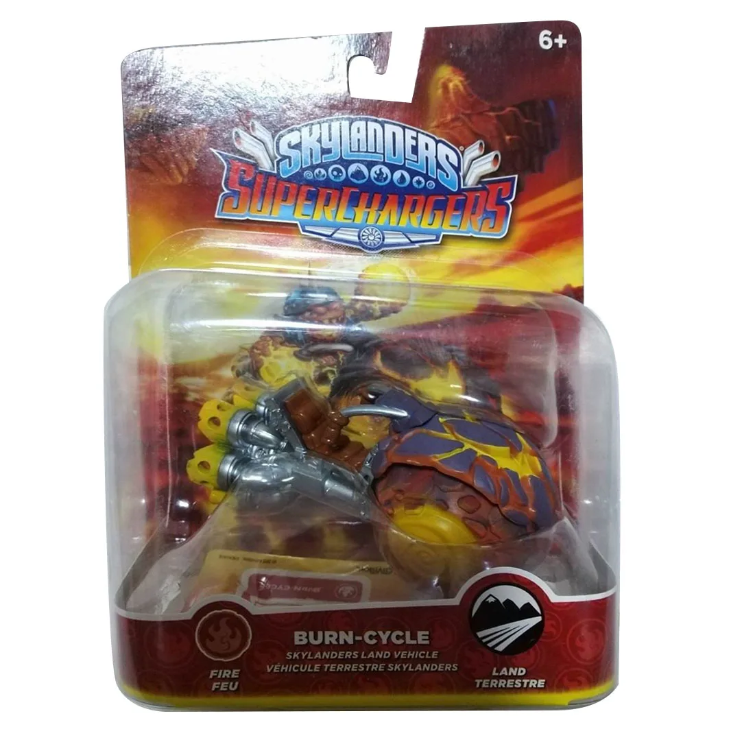 Skylanders Spyro Приключения сжигание-цикл Land фигурка автомобиля Модель игрушки