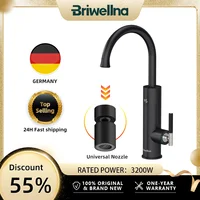 Briwellna ใหม่น้ําร้อนทันทีเครื่องทําความร้อนก๊อกน้ํา Universal หัวฉีด 220V ก๊อกน้ําไฟฟ้าร้อนและเย็น Dual ใช้ Hot Water TAP 1
