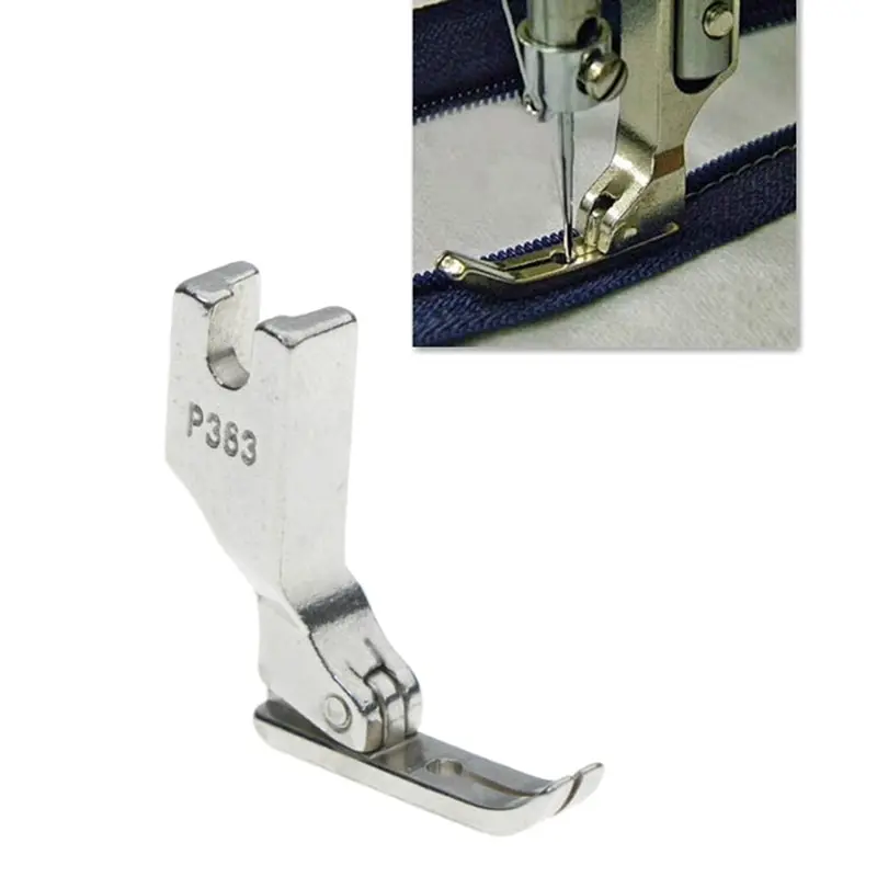 Stainless Industrial Zipper Presser Foot P363 For Brother Juki Sewing Accessories Costura