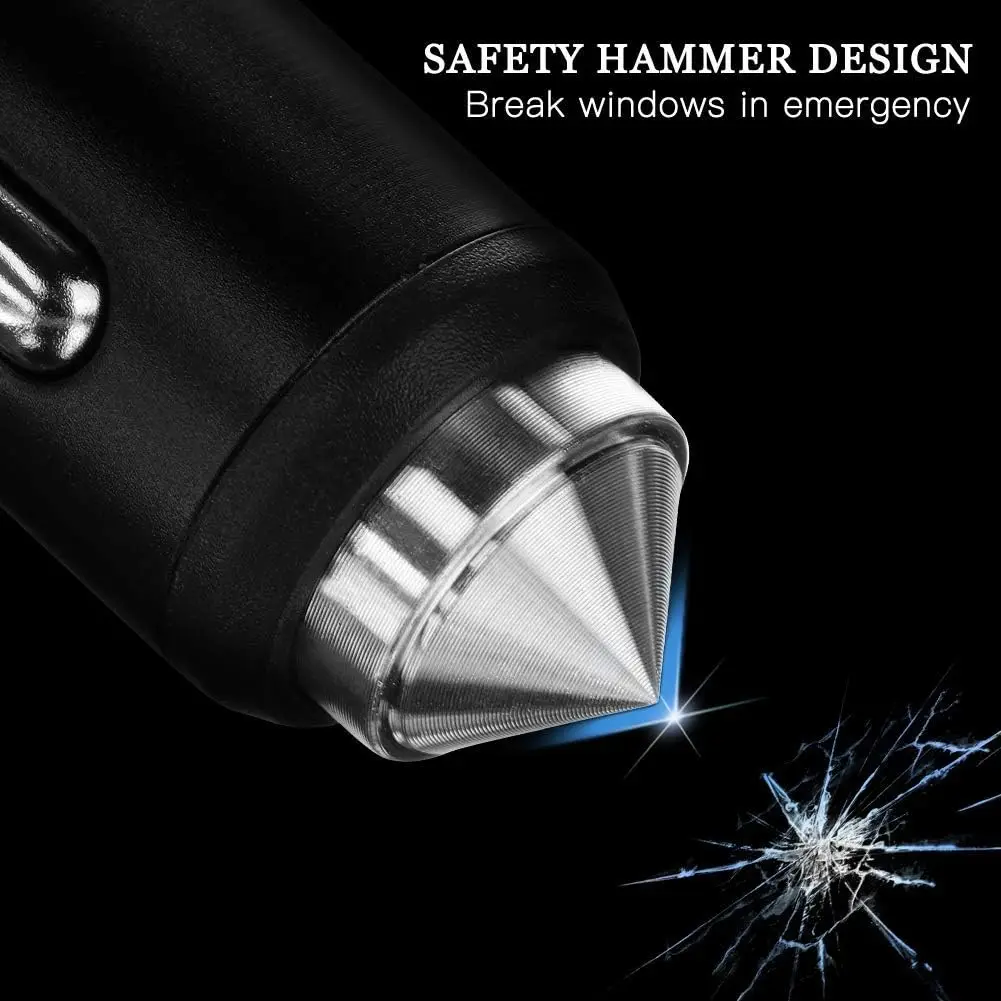 Rhinestone Dual USB Car Charger for iPhone Samsung
