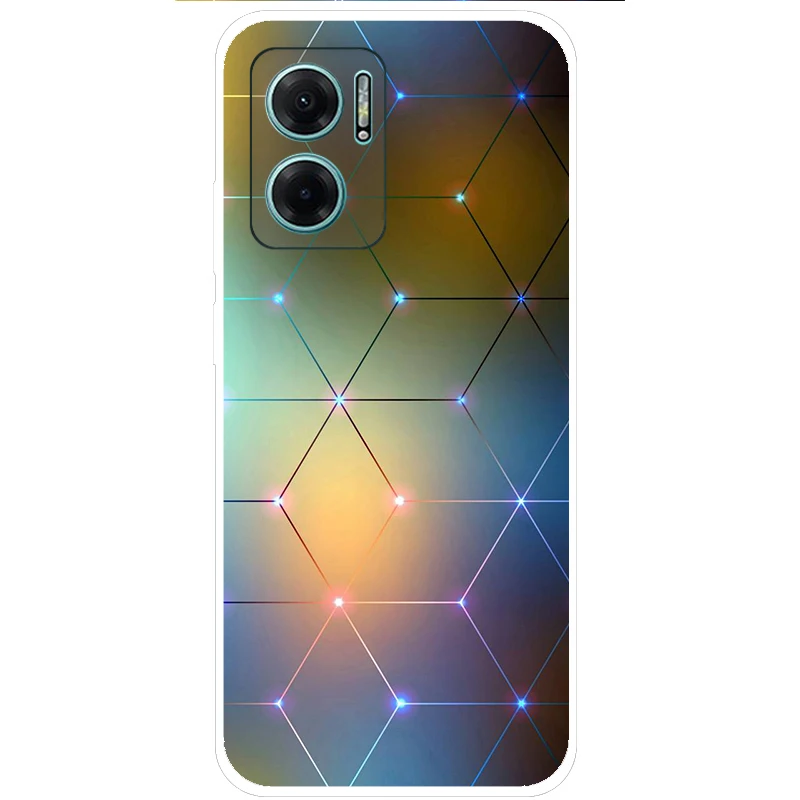 Para redmi 10 5g caso 2022 nova moda transparente meninas casos de telefone macio para xiaomi redmi 10 5g silicone capa traseira tpu pára-choques