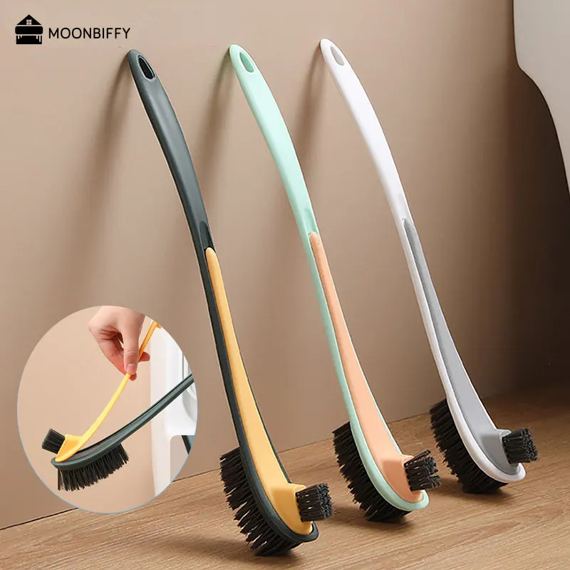 Long Handle Toilet Brush with Gap Small Brush Wall-Mounted No Dead Angle Cleaning Floor Bathroom Accessories Escobilla Wc Ecoco 1