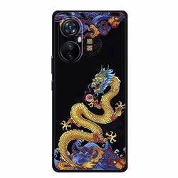 Elegant 3D Relief Emboss Black Silicone Soft Back Case for Blackview Shark 8 (Picture 1)
