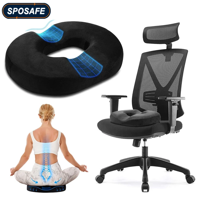 DONUT PILLOW Memory Foam Car Office Chair Seat Cushion Relief Support