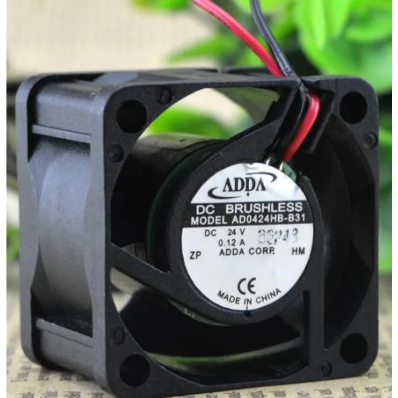 

New CPU Fan For ADDA AD0424HB-B31 DC 24V 0.12A Dual Ball Cooling Fan 4028 4CM 40*40*28mm
