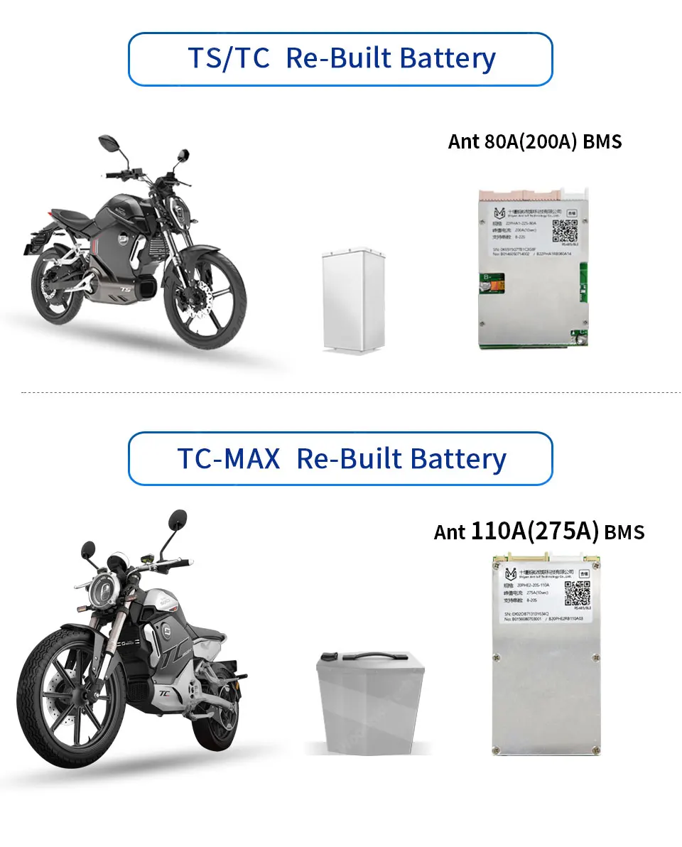 交換用バッテリー,soco tc maxの交換用バッテリー,bms,60v,72v
