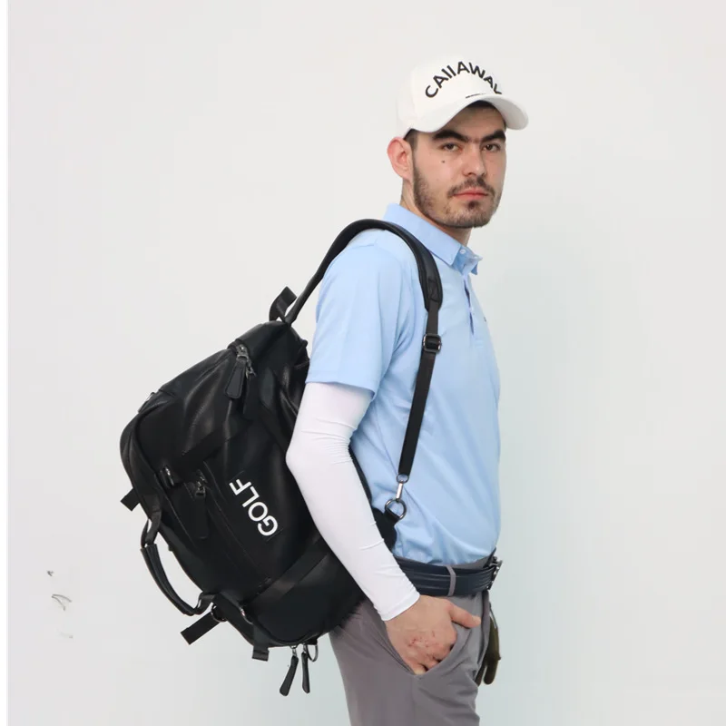New Golf Clothing Bag Lightweight Handbag Men's and Women's Double Layer Clothing Bag Shoulder Bag Golf Bag Shoes