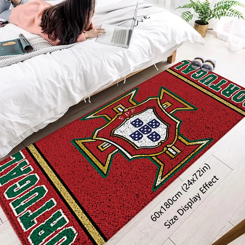 thumbnail image 1 of Felpudo de entrada, alfombra para sala de estar, alfombra para pies, alfombra antideslizante para cocina, alfombra para partidos de fútbol, decoración del pasillo del hogar, baño, 1 of 5
