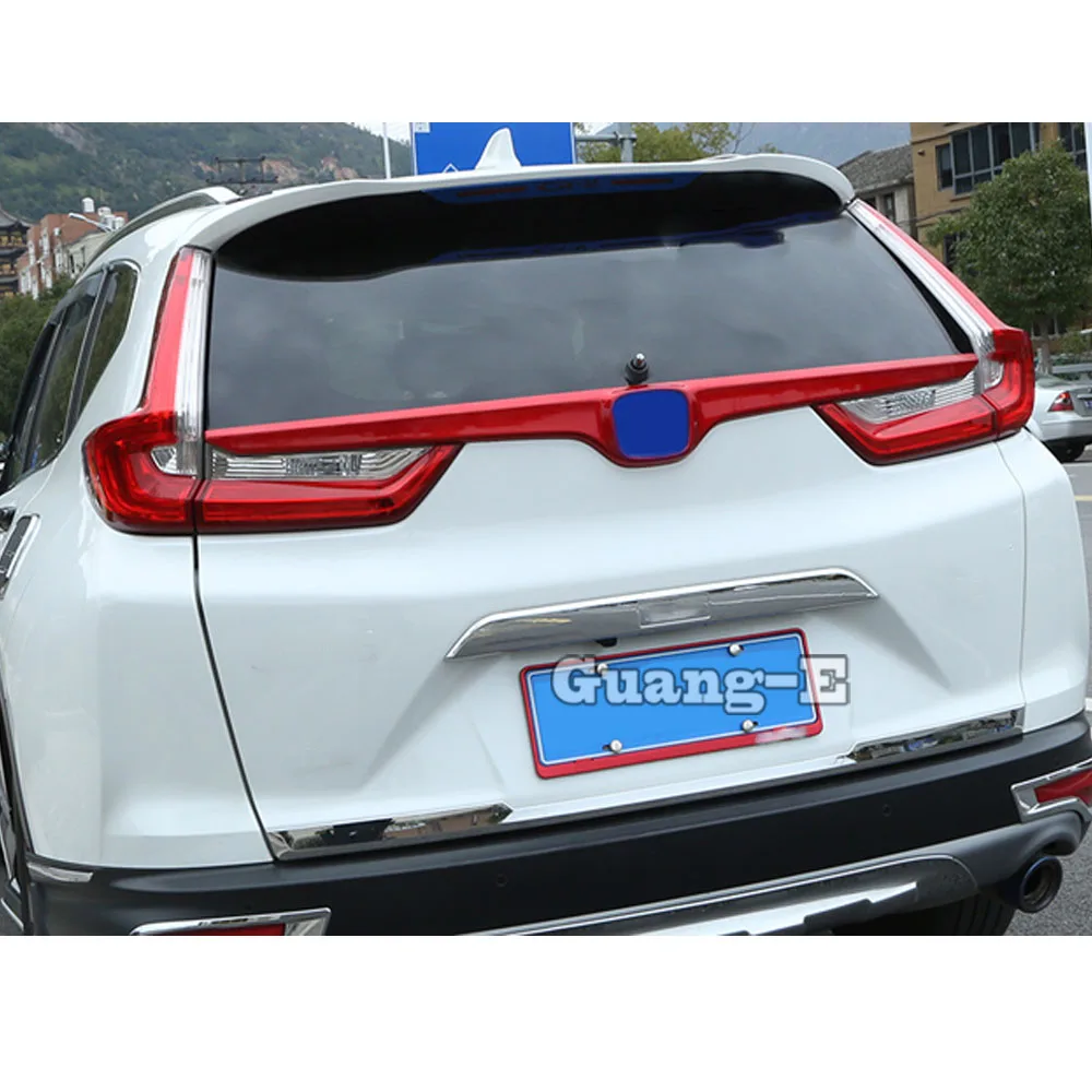 혼다 CRV CR-V 2017 2018 2019 2020 2021 2022 스티커 커버 후면 로고 도어 테일게이트 프레임 플레이트 트림 트렁크 부품 몰딩