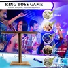 Creative Wooden Hook Ring Game Fast-paced Bar Drinking Interactive Two-player Battle Toss Game Adult Children Family Party Toy 2