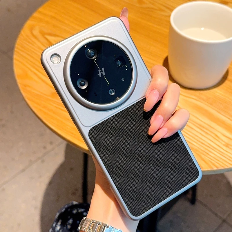 Minimalist Shockproof & Drop-Resistant Leather Phone Case with PC Material