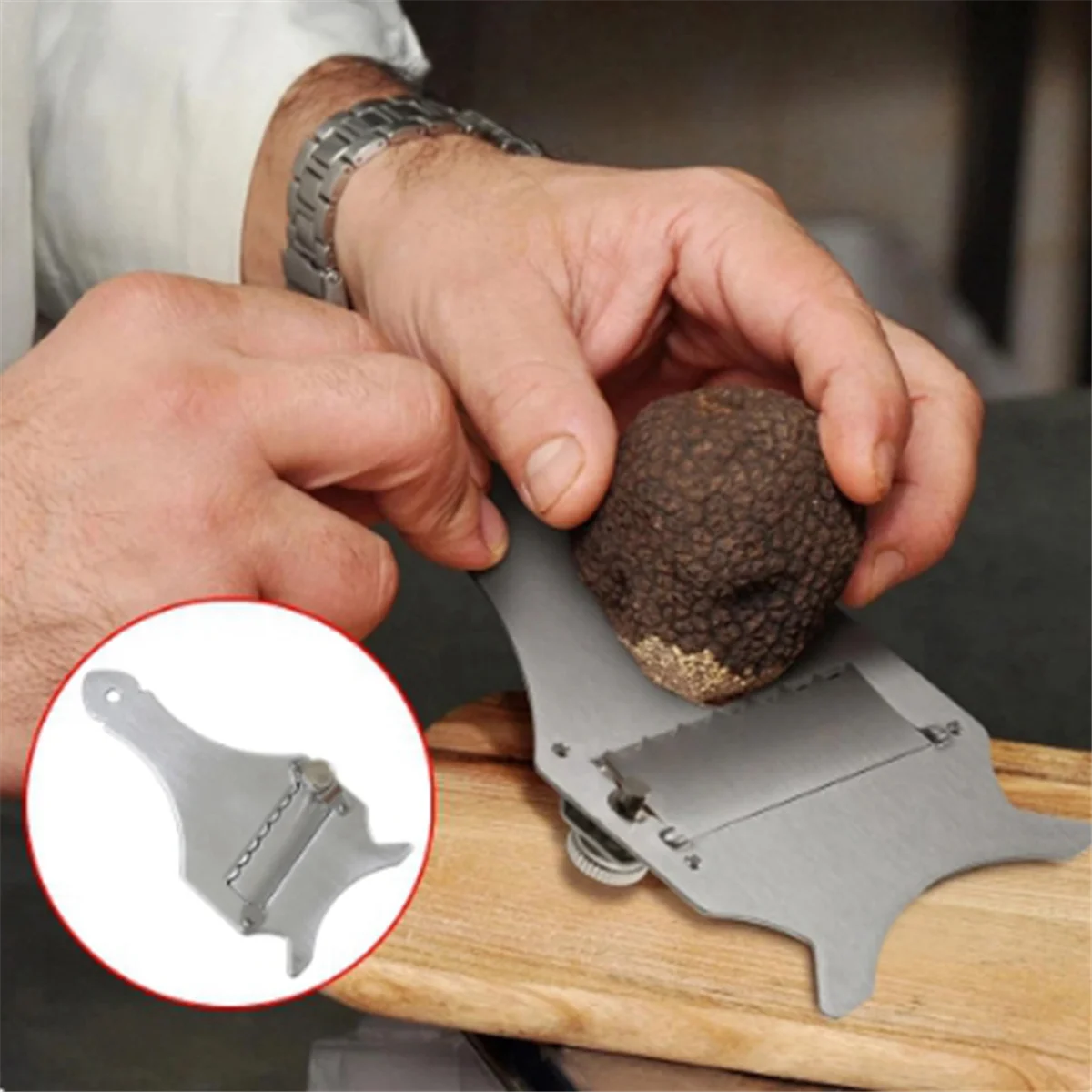 Adjustable Blade Truffle Slicer Stainless Steel Truffle Cutter Cheese Scraper Chocolate Shaver Kitchen Tools