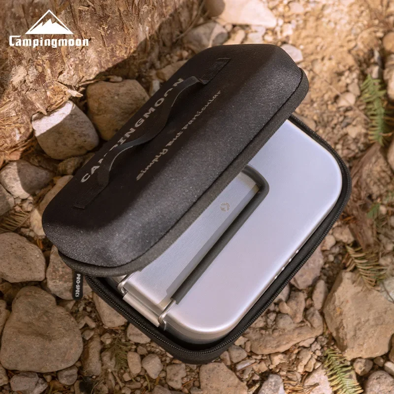 CAMPINGMOON Square EVA Impact Resistant Insulation Outdoor Picnic Lunch Box Storage Bag Bento Bag Exquisite Camping