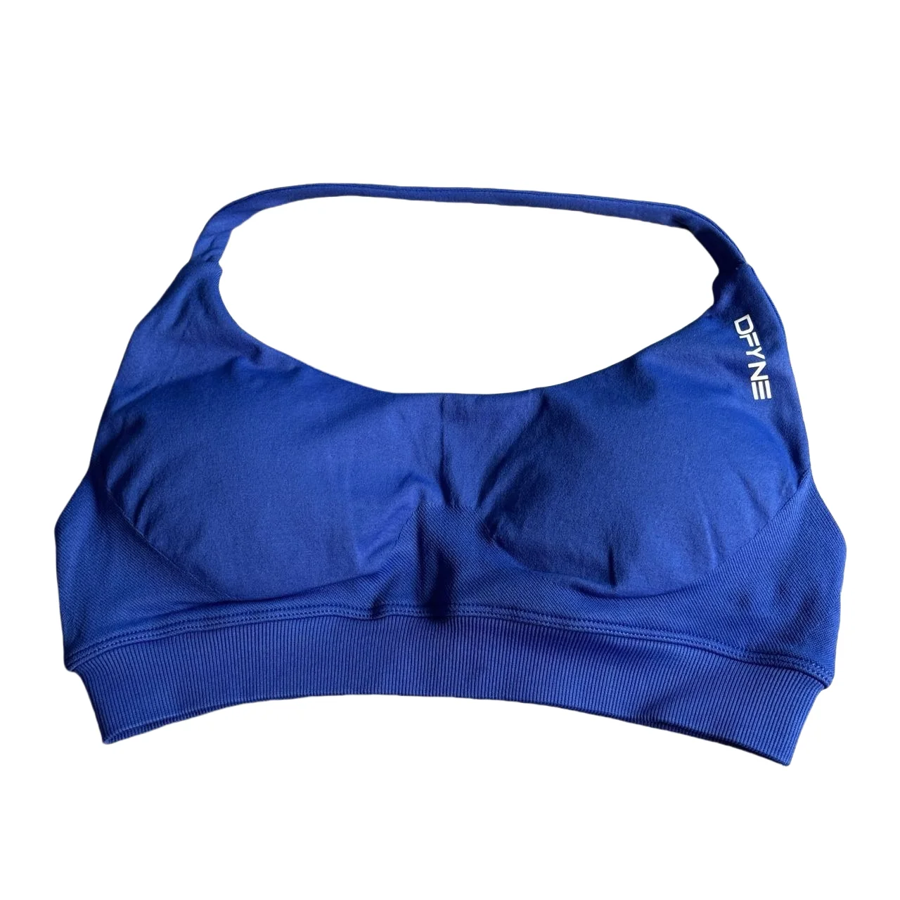 Impact Sports Bra With Logo Women Seamless Halter Bra Open Back Yoga Top Bras Medium Support Gym Crop Top Padded Sportswear 5