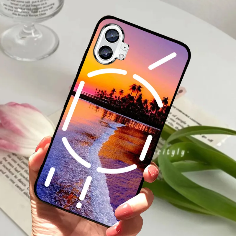 Shockproof Black Bumper Back Phone Case