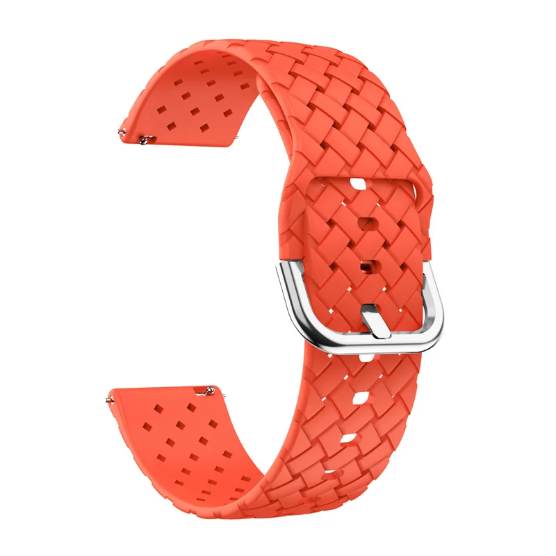 20mm Band for Samsung Galaxy Watch 5-pro-4-Classic/active 2 Sport Silicone Braided bracelet Huawei/Amazfit GTS-3-2-2e-mini strap