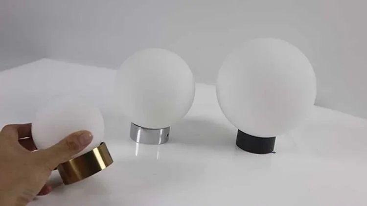 북유럽 심플한 원형 유리 볼 천장 램프, 모던 거실 조명, 복도 천장 조명, 침실 램프, LED 조명 기구
