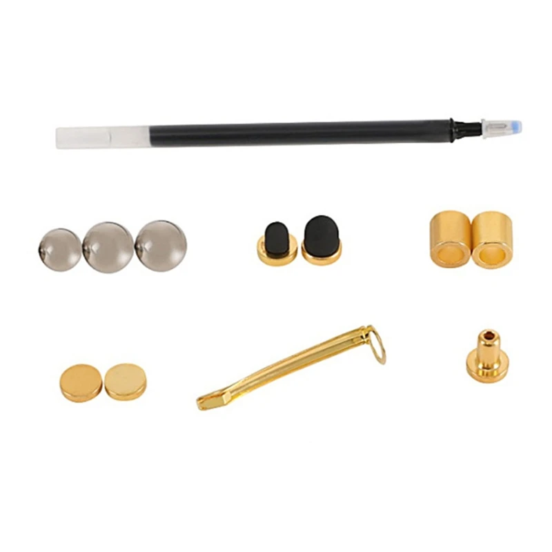 Decompression Magnetic Metal Pen Multi-function Writing Magnet Ballpoint Pen Novelty Gifts for Friends or Kids