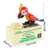 Beautiful Parrot Coin Saving Piggy Robot Bird Money Box for Kids Adult 6