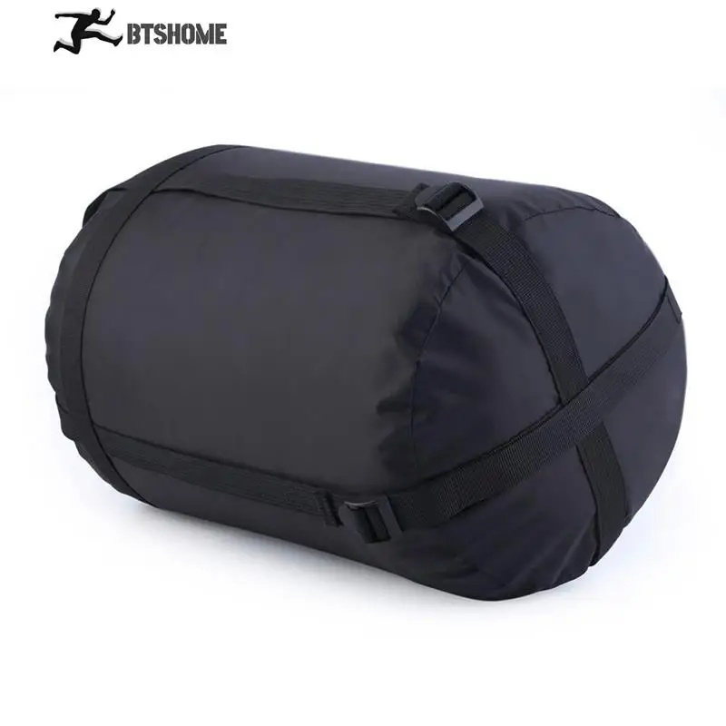 방수 야외 캠핑 슬리핑 백 팩 압축 재료 자루 스토리지 캐리 백 여행 하이킹을위한 경량 패키지 가방